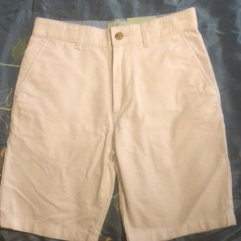 Boys White dress shorts